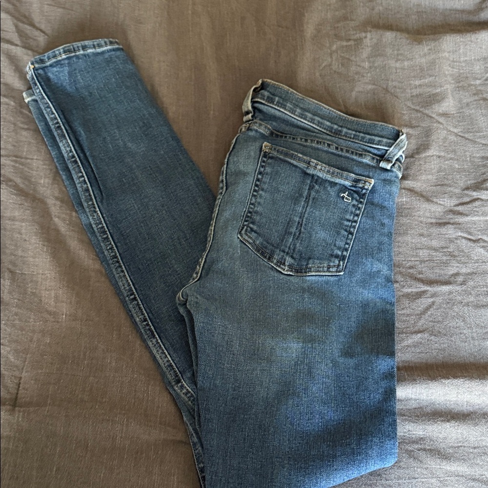 rag & bone Skinny Jeans in Faded Blue